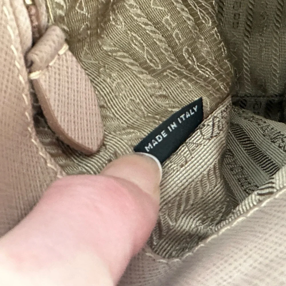 Prada Saffiano Lux Galleria Taupe Leather - Medium Size - Picture 10 of 10